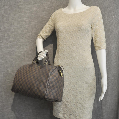 Louis Vuitton Damier Ebene Speedy 35 2 of 8