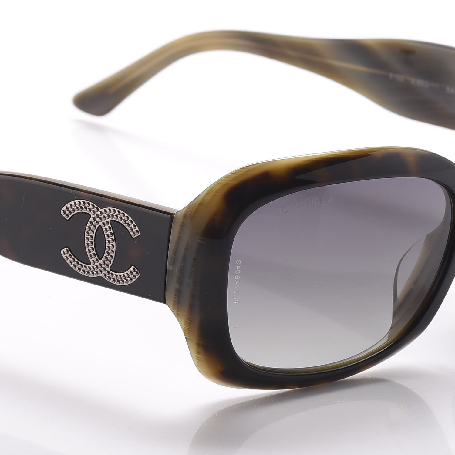 Chanel Studded CC Sunglasses 5102 Tortoise 7 of 7