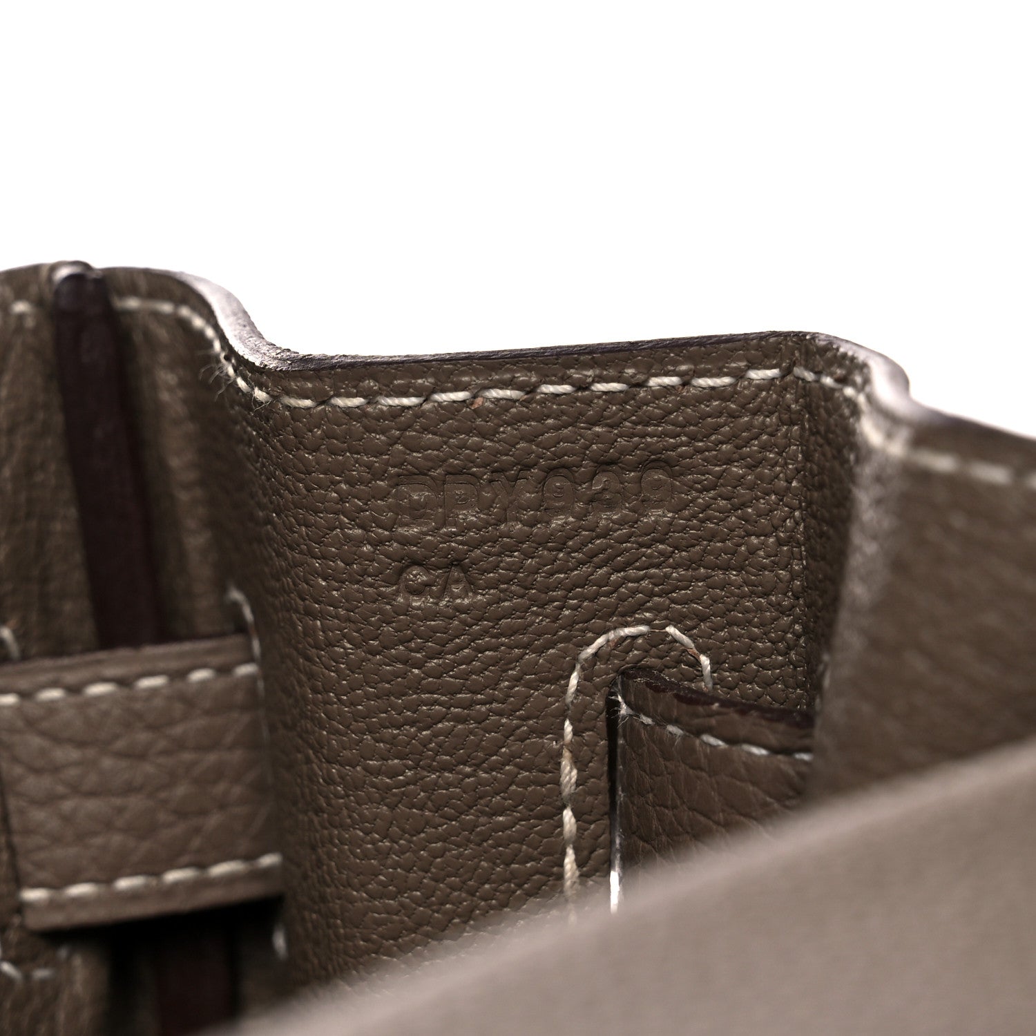 Hermes Togo Kelly Retourne 35 Etoupe 7 of 10
