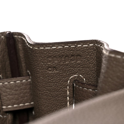 Hermes Togo Kelly Retourne 35 Etoupe 7 of 10