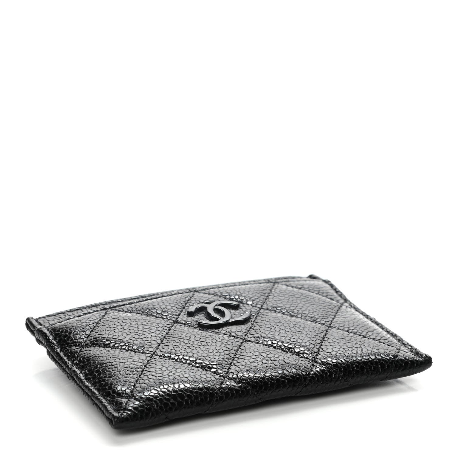 Chanel Caviar Quilted Incognito Card Holder Black 4 of 9