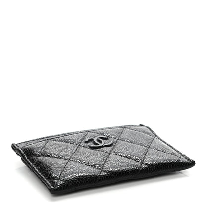 Chanel Caviar Quilted Incognito Card Holder Black 4 of 9