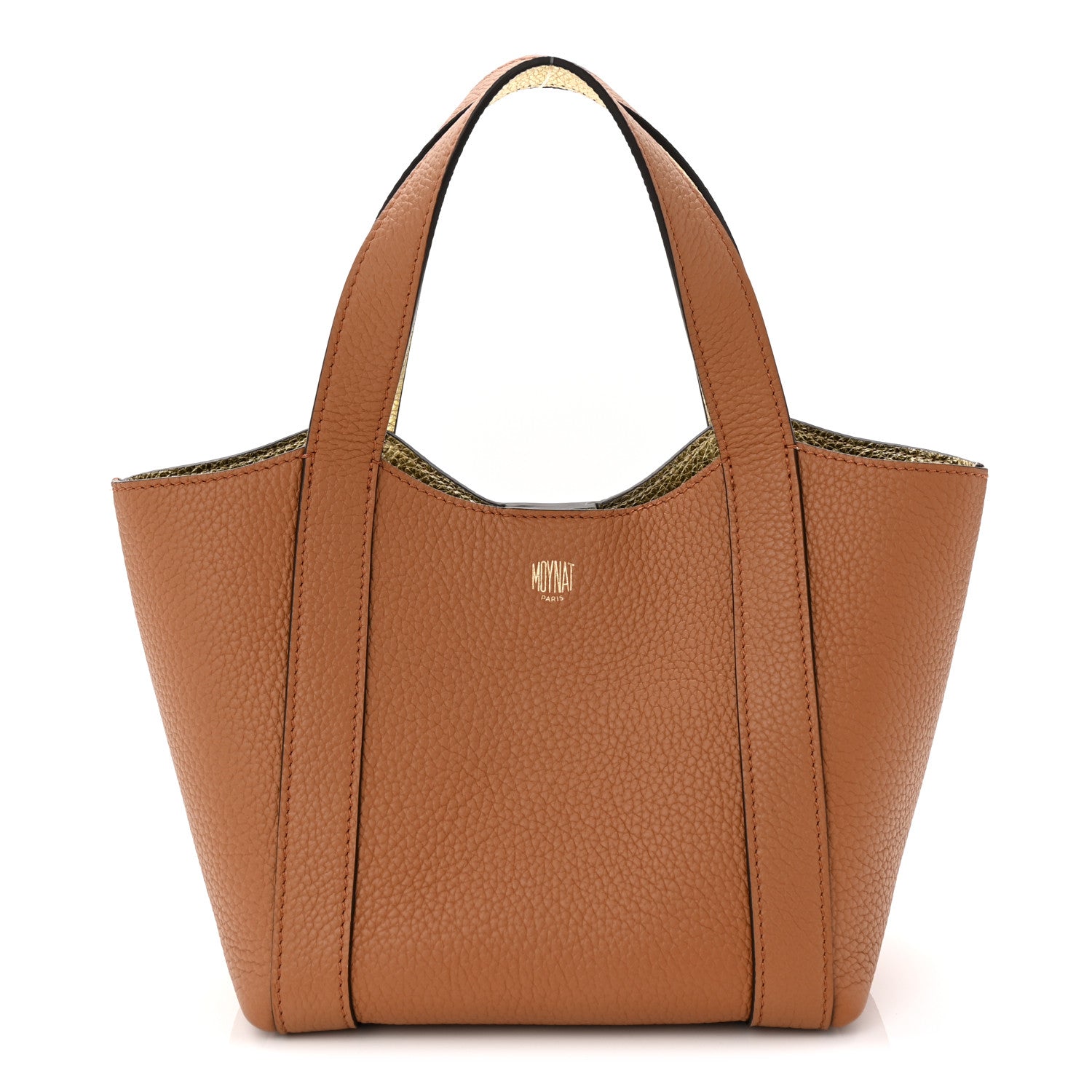 Moynat Taurillon Gex Duo BB Tote Bag Canelle Gold 1 of 9
