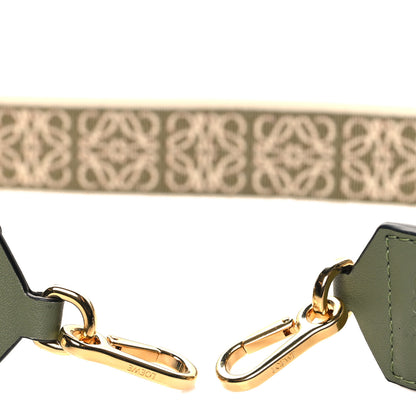 Loewe Calfskin Jacquard Anagram Strap Avocado Green 3 of 5
