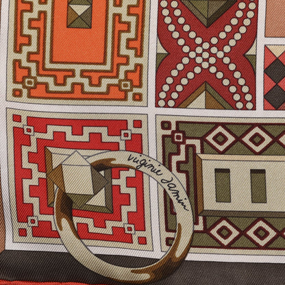 Hermes Silk Colliers de Chiens Scarf 90 3 of 9