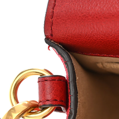 Chloe Calfskin Suede Small Nile Bracelet Bag Sepia Red 11 of 13