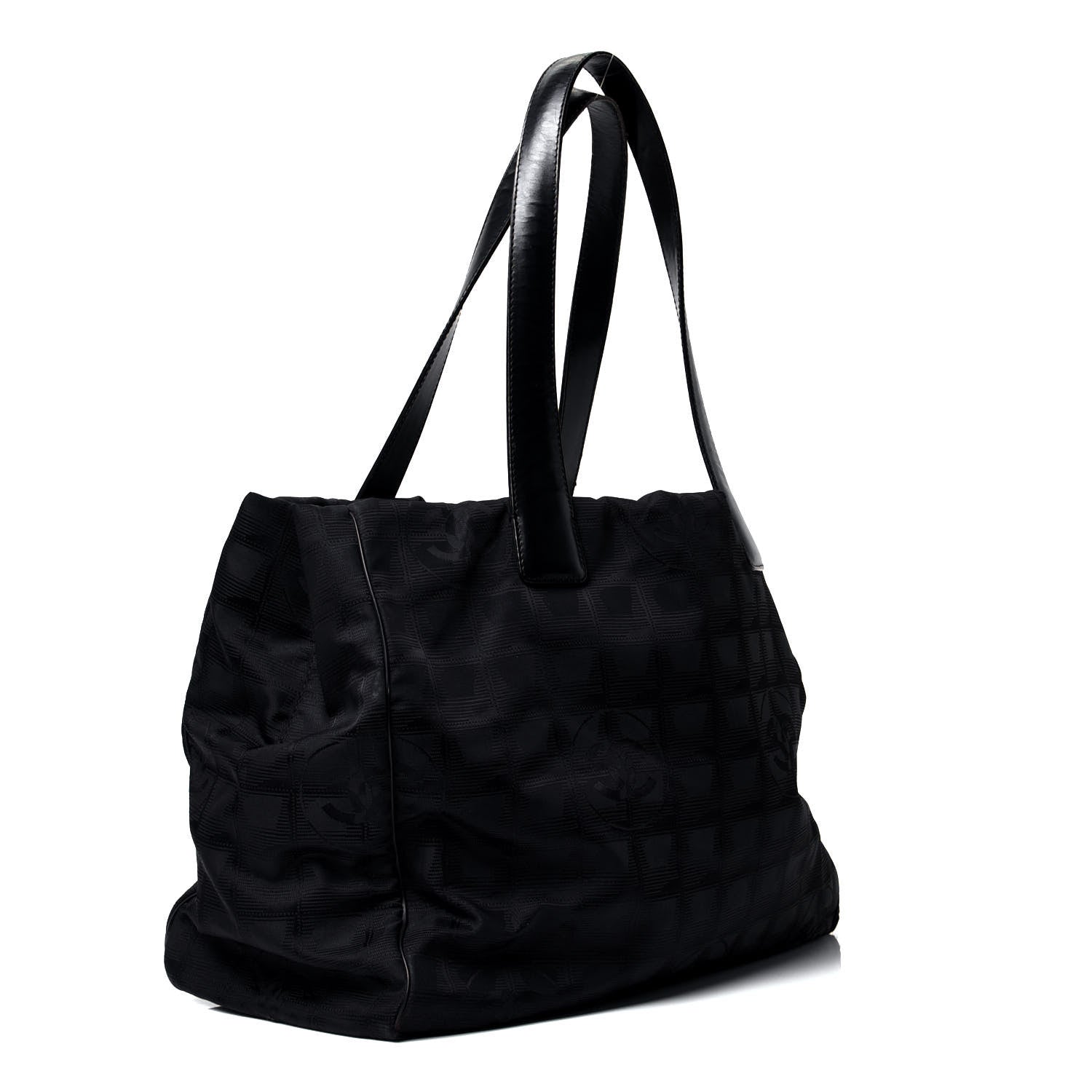 Chanel Nylon Medium Travel Tote Black 2 of 5
