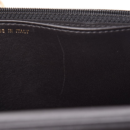 Chanel Lambskin Quilted Boy Wallet On Chain WOC Black 14 of 16