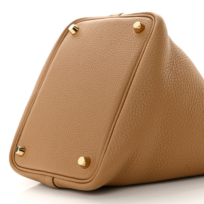 Hermes Taurillon Clemence Picotin Lock 18 PM Biscuit 10 of 11