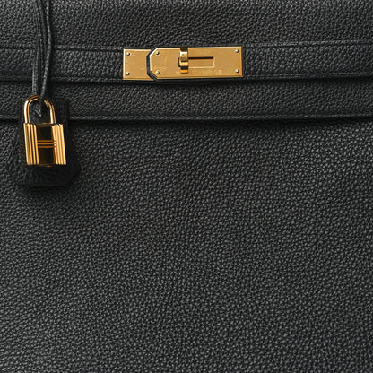Hermes Togo Kelly Retourne 32 Black 8 of 10