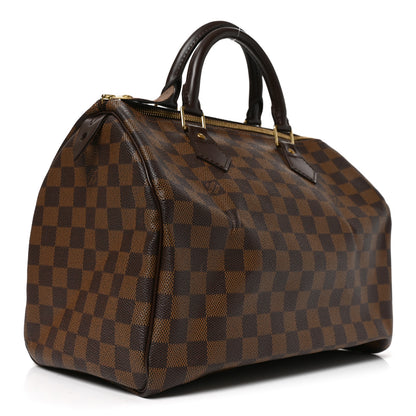 Louis Vuitton Damier Ebene Speedy 30 3 of 9