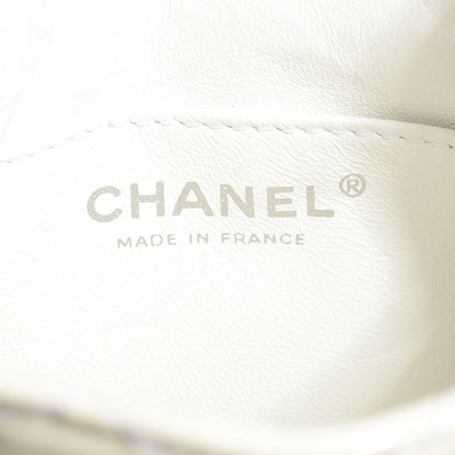 Chanel Patent Quilted Upside Down Flap White 6 of 7