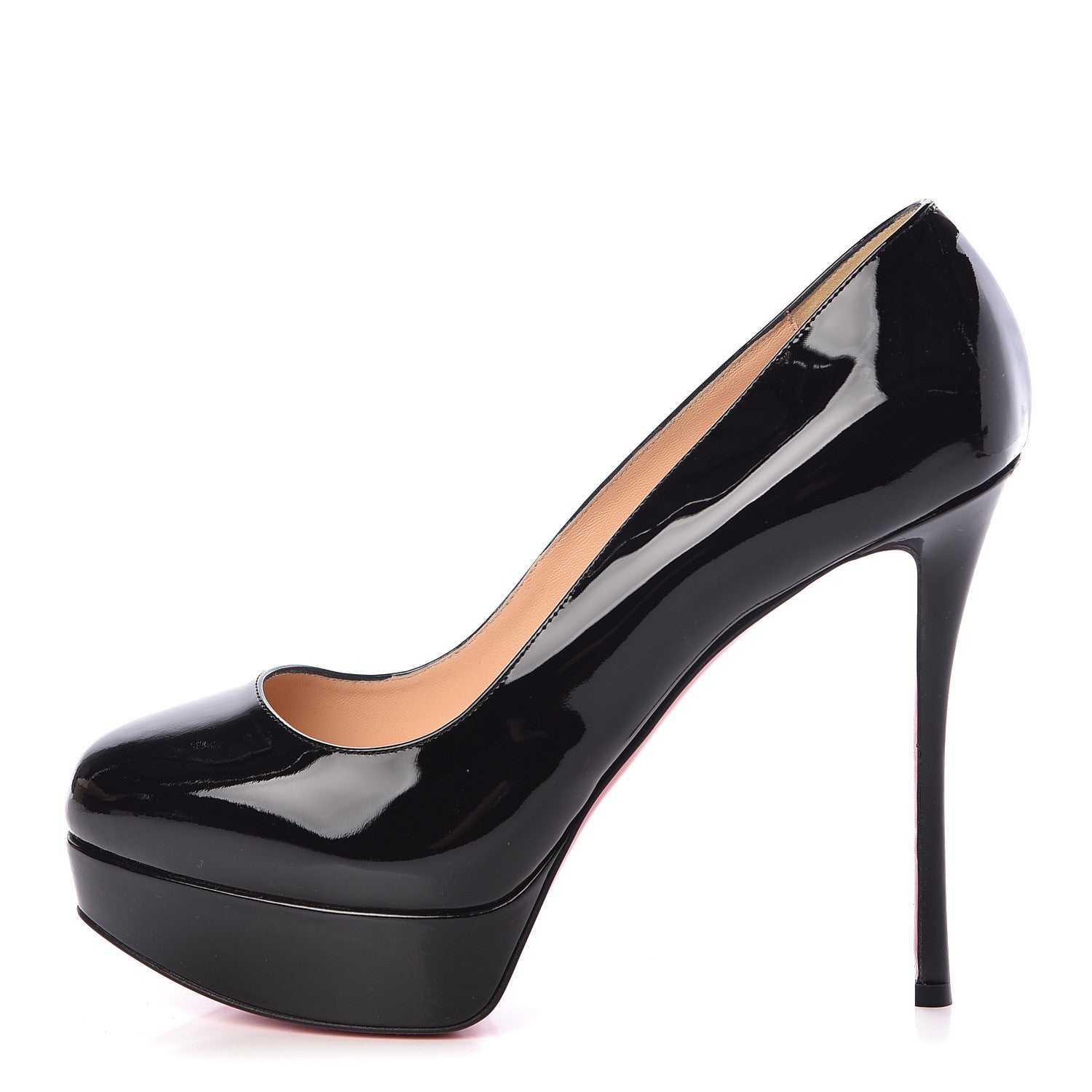 Christian Louboutin Patent Dirditta 130 Pumps 39.5 Black 1 of 8