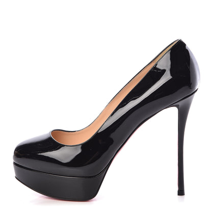 Christian Louboutin Patent Dirditta 130 Pumps 39.5 Black 1 of 8