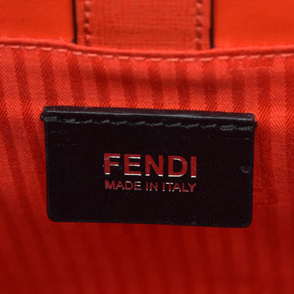 Fendi Vitello Elite Petite 2Jours Tote Papavero 7 of 9