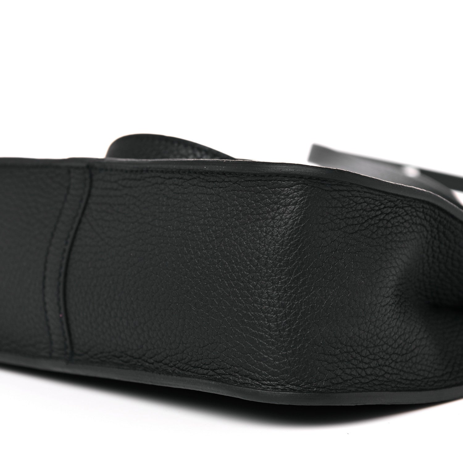 Hermes Taurillon Clemence Halzan 25 Black 7 of 11
