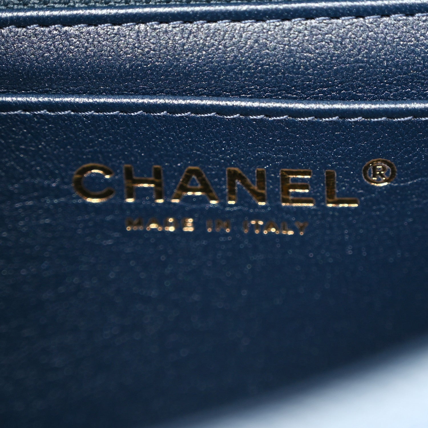 Chanel Washed Denim Quilted Mini Rectangular Flap Blue 6 of 10