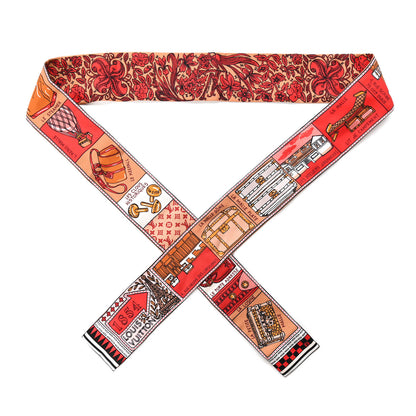 Louis Vuitton Silk Jeu De Louis BB Bandeau Beige 1 of 4