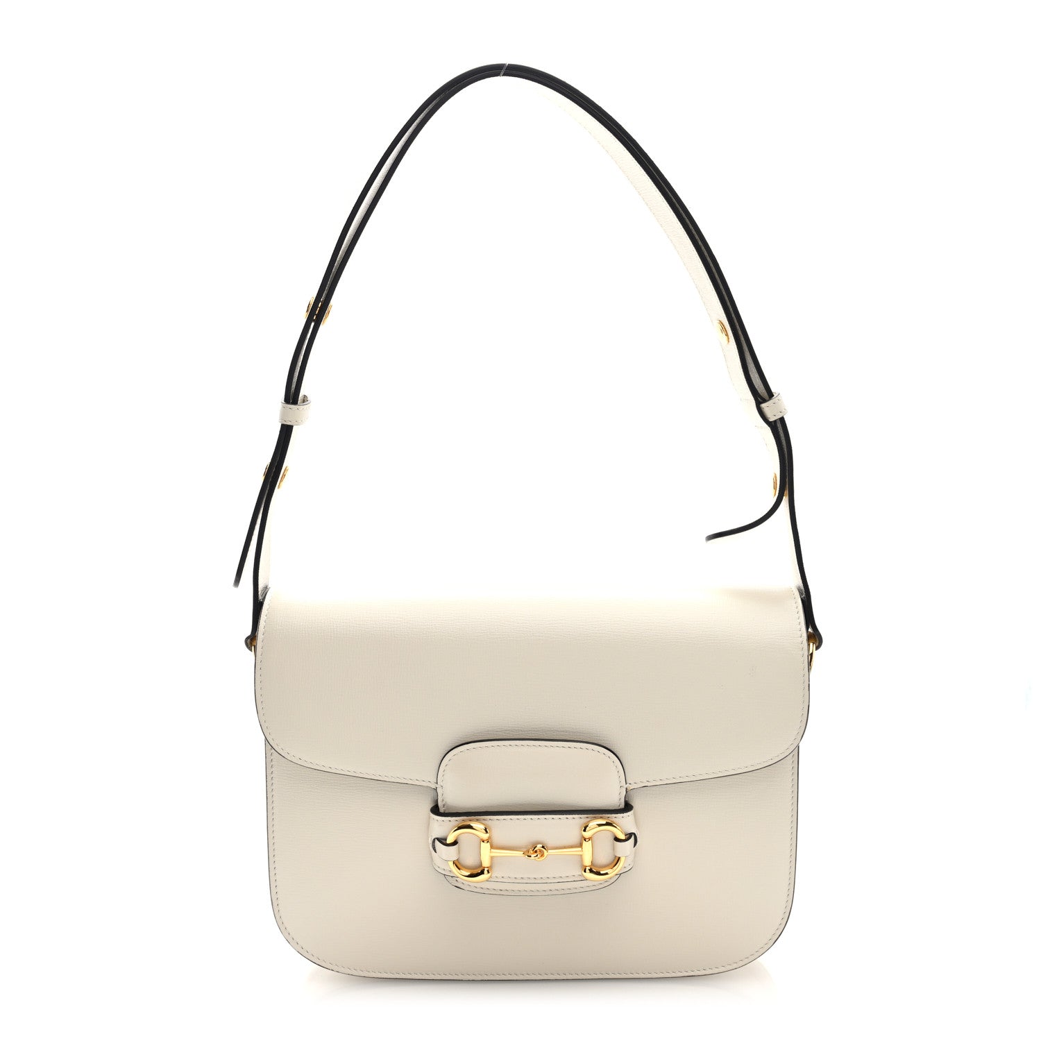 Gucci Azalea Calfskin Horsebit 1955 Shoulder Bag Mystic White 1 of 10
