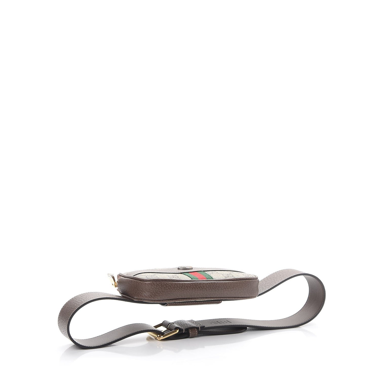 GG Supreme Monogram Ophidia Belted iPhone Case 85 34 Dark Brown