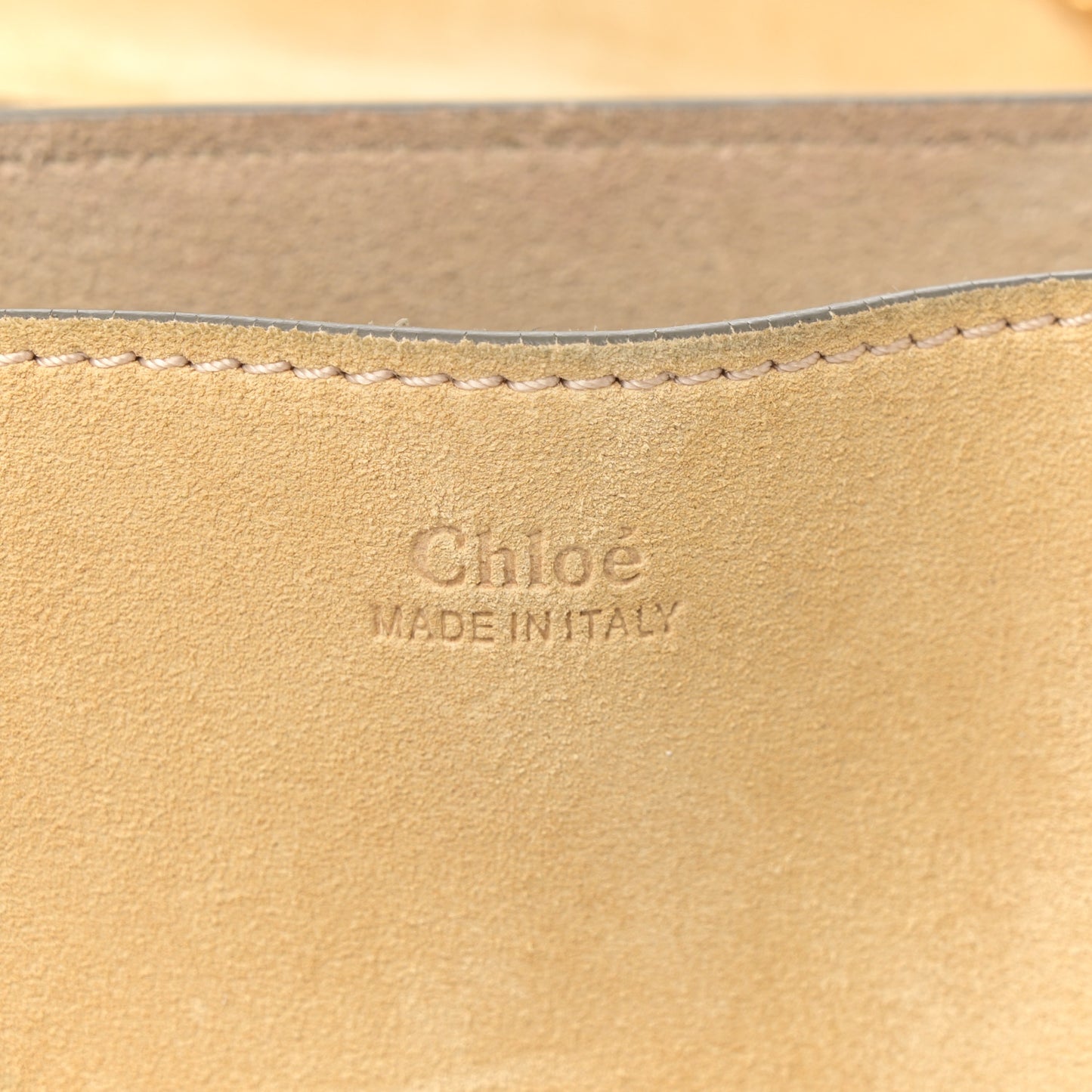 Suede Smooth Calfskin Drew Shoulder Bag Milky Coffee