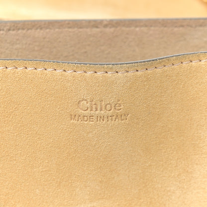 Chloe Suede Smooth Calfskin Drew Shoulder Bag Milky Coffee 6 of 16