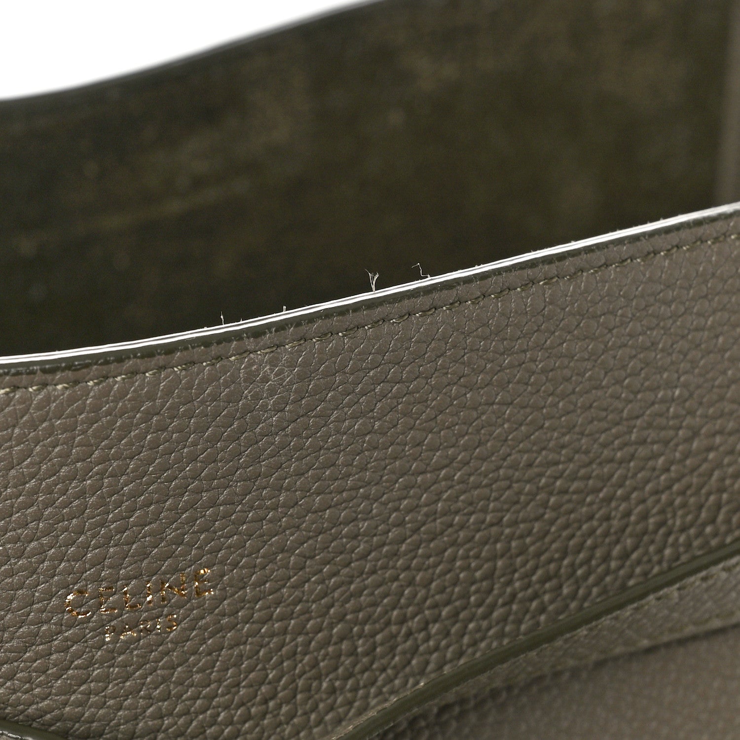 Celine Soft Grained Calfskin Medium Belt Cabas Phantom Taupe 11 of 11