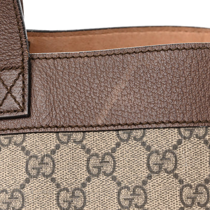 Gucci GG Supreme Monogram Web Ophidia Tote Brown 17 of 17