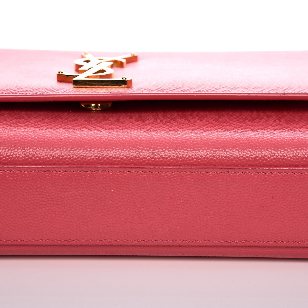 Grain De Poudre Medium Classic Monogram Kate Satchel Rose Clair