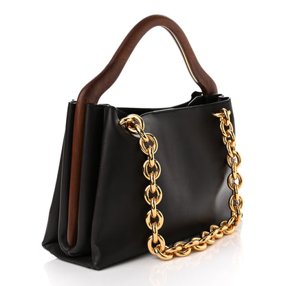 Bottega Veneta Calfskin Wood Mount Fondant 3 of 15