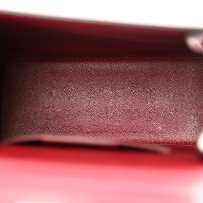 Salvatore Ferragamo Smooth Calfskin Small Boxyz Red 5 of 13