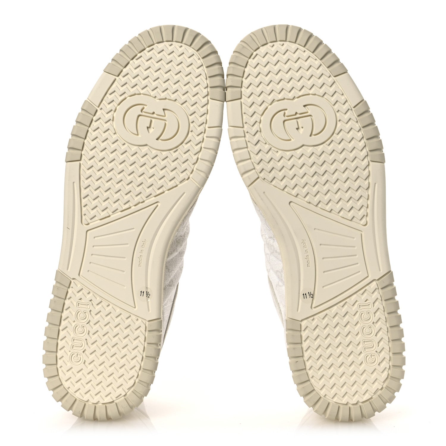 Gucci GG Supreme Monogram Womens Re-Web Sneakers 11.5 White 7 of 11