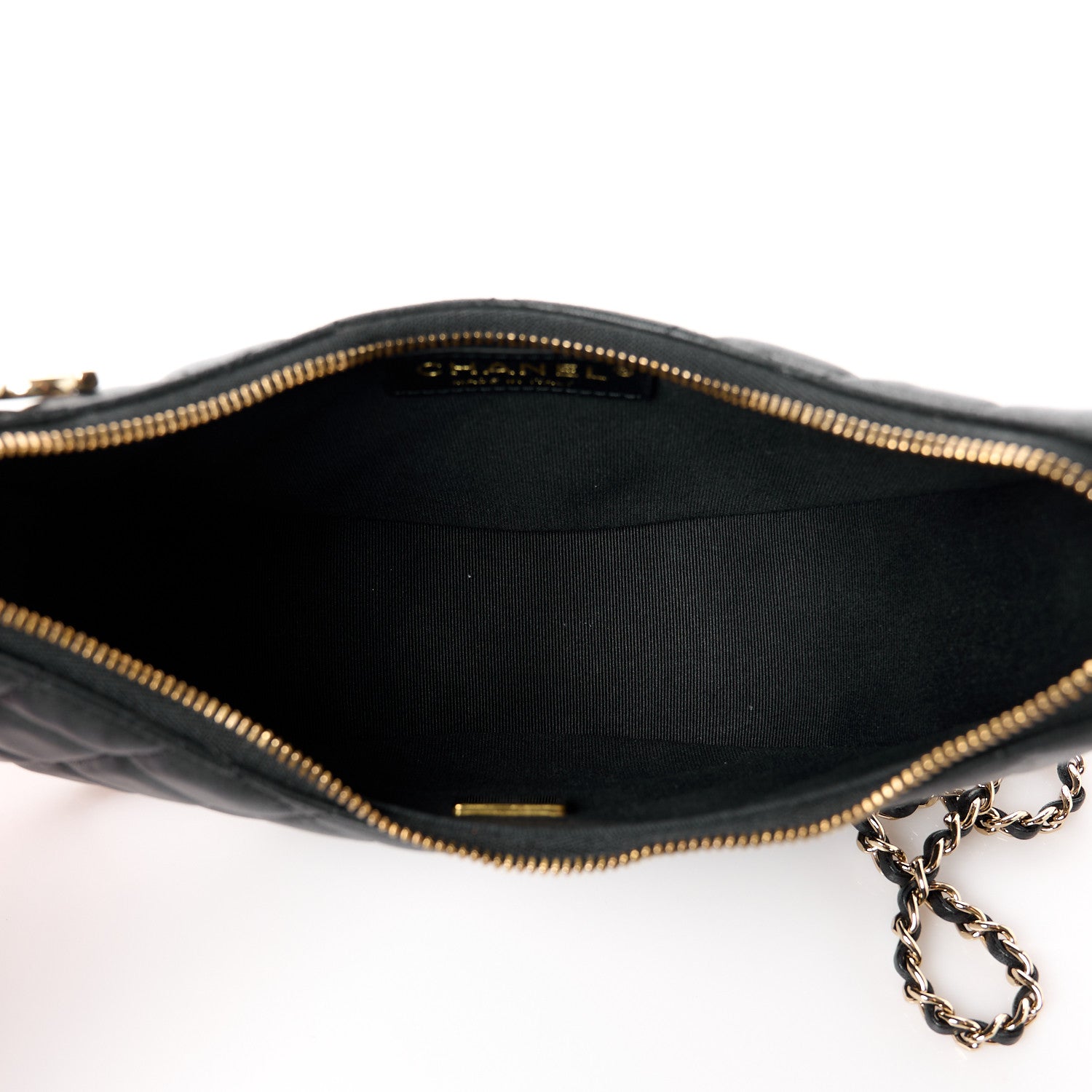 Chanel Lambskin Quilted Chain Around Hobo Black 5 of 11