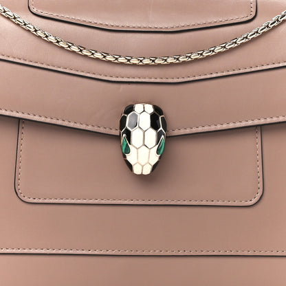 Bulgari Calfskin Serpenti Forever Crossbody Bag Beige 11 of 13