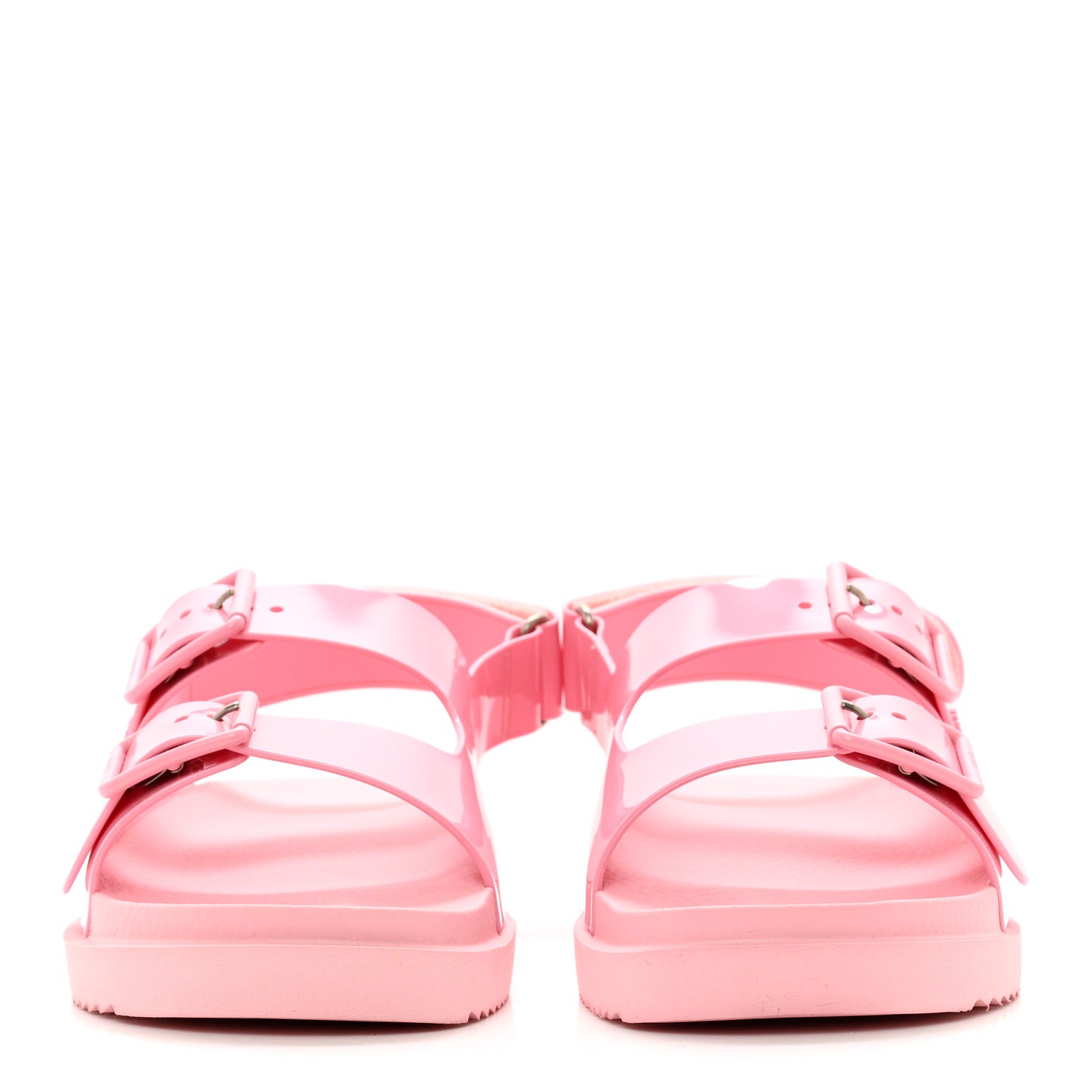 Gucci Rubber Mini Double G Womens Isla Dad Sandals 41 Wild Rose 2 of 7