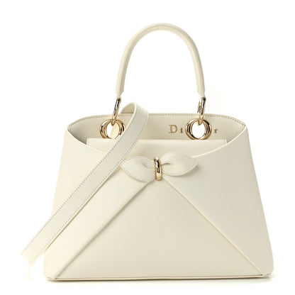 Christian Dior Shiny Smooth Calfskin Small Cigale Bag Latte 1 of 10