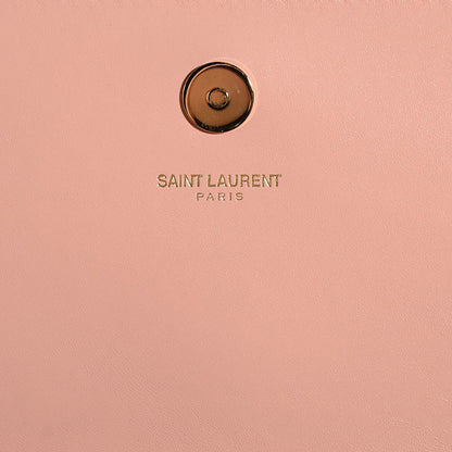 Saint Laurent Smooth Calfskin Classic Monogram Clutch Blush 6 of 8