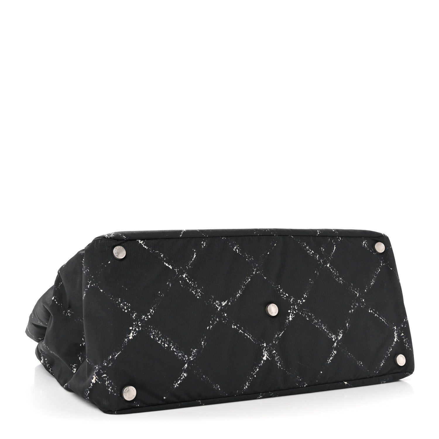 Chanel Nylon Travel Toiletry Tote Black 4 of 12