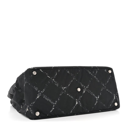 Chanel Nylon Travel Toiletry Tote Black 4 of 12