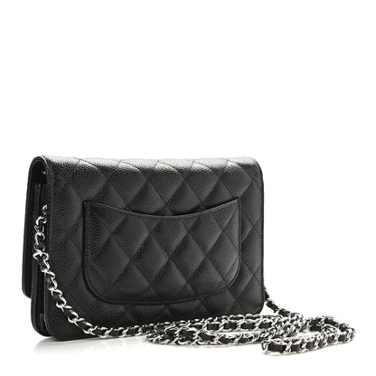 Chanel Caviar Quilted Wallet On Chain WOC Black 3 of 10