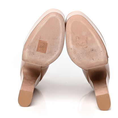 Valentino Garavani Patent Tan-Go 55/155mm Platform Pumps 39 Rose Cannelle 5 of 8