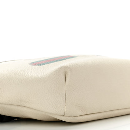Gucci Grained Calfskin Logo Belt Bag White 9 of 11