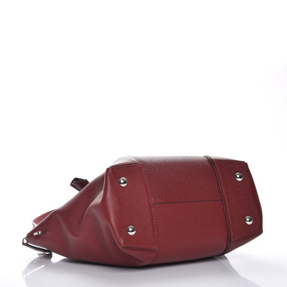 Louis Vuitton Cuir Taurillon Soft Lockit PM Griotte 5 of 9