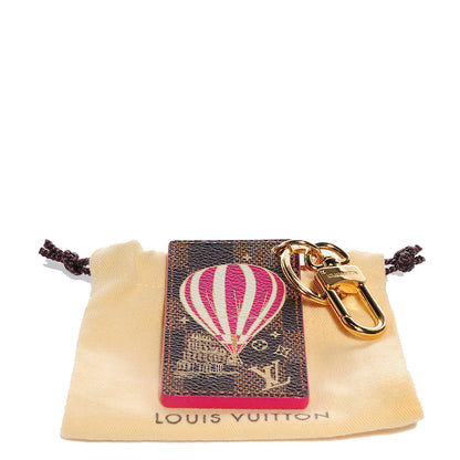 Louis Vuitton Damier Ebene Illustre Air Balloon Bag Charm Grenade 3 of 5