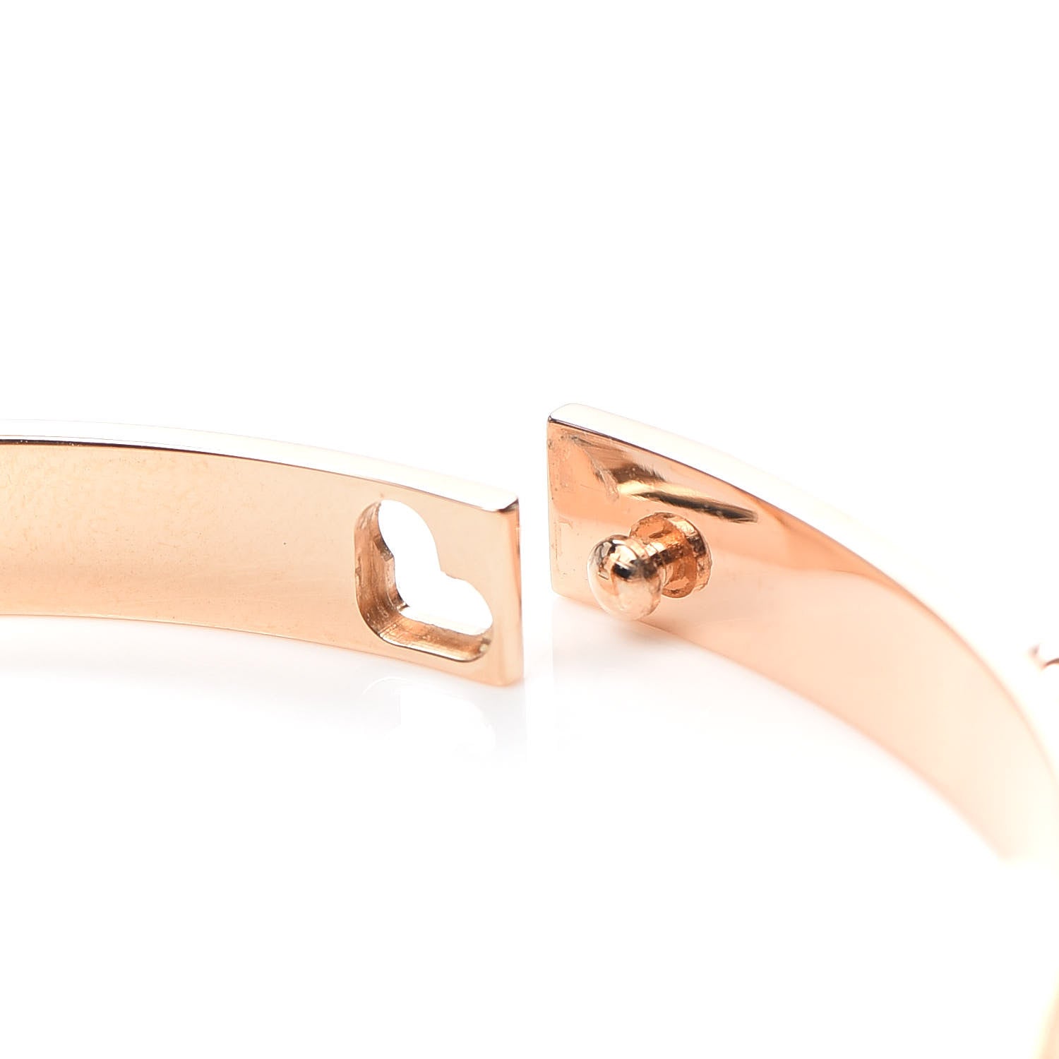 Hermes 18K Rose Gold PM Collier De Chien Bracelet ST 4 of 5