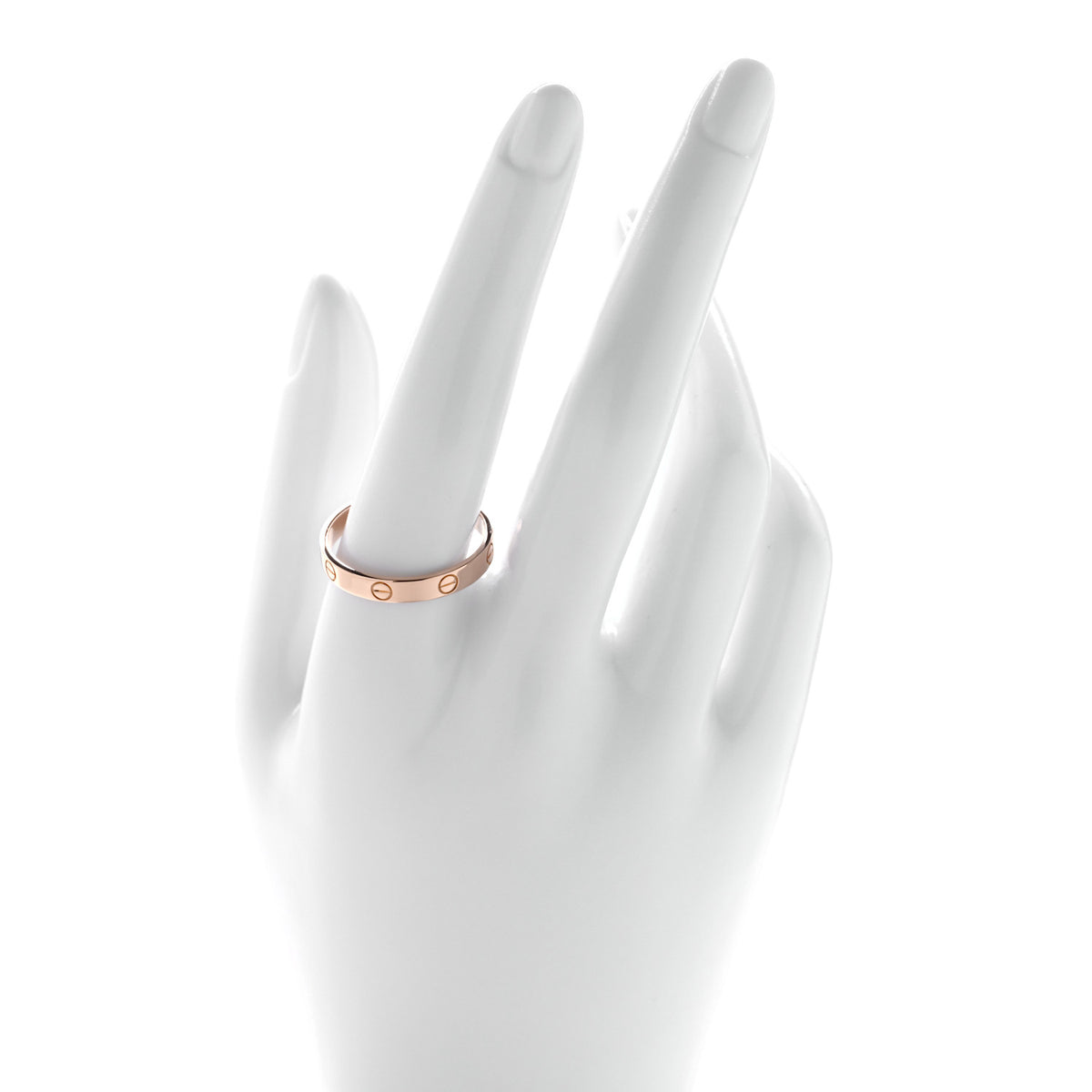 Cartier 18K Pink Gold 3.5mm LOVE Wedding Band Ring 64 10.75 2 of 4