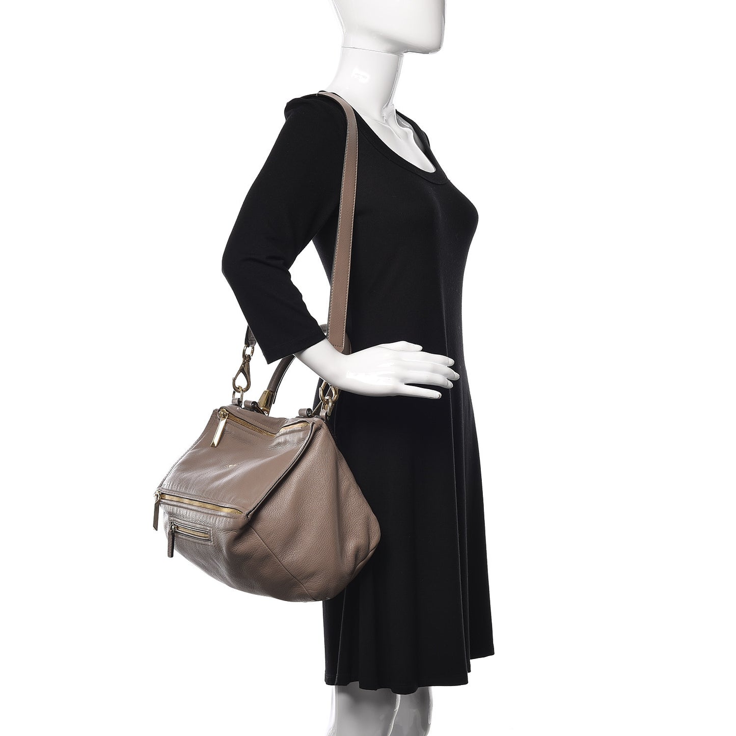 Calfskin Medium Pandora Taupe