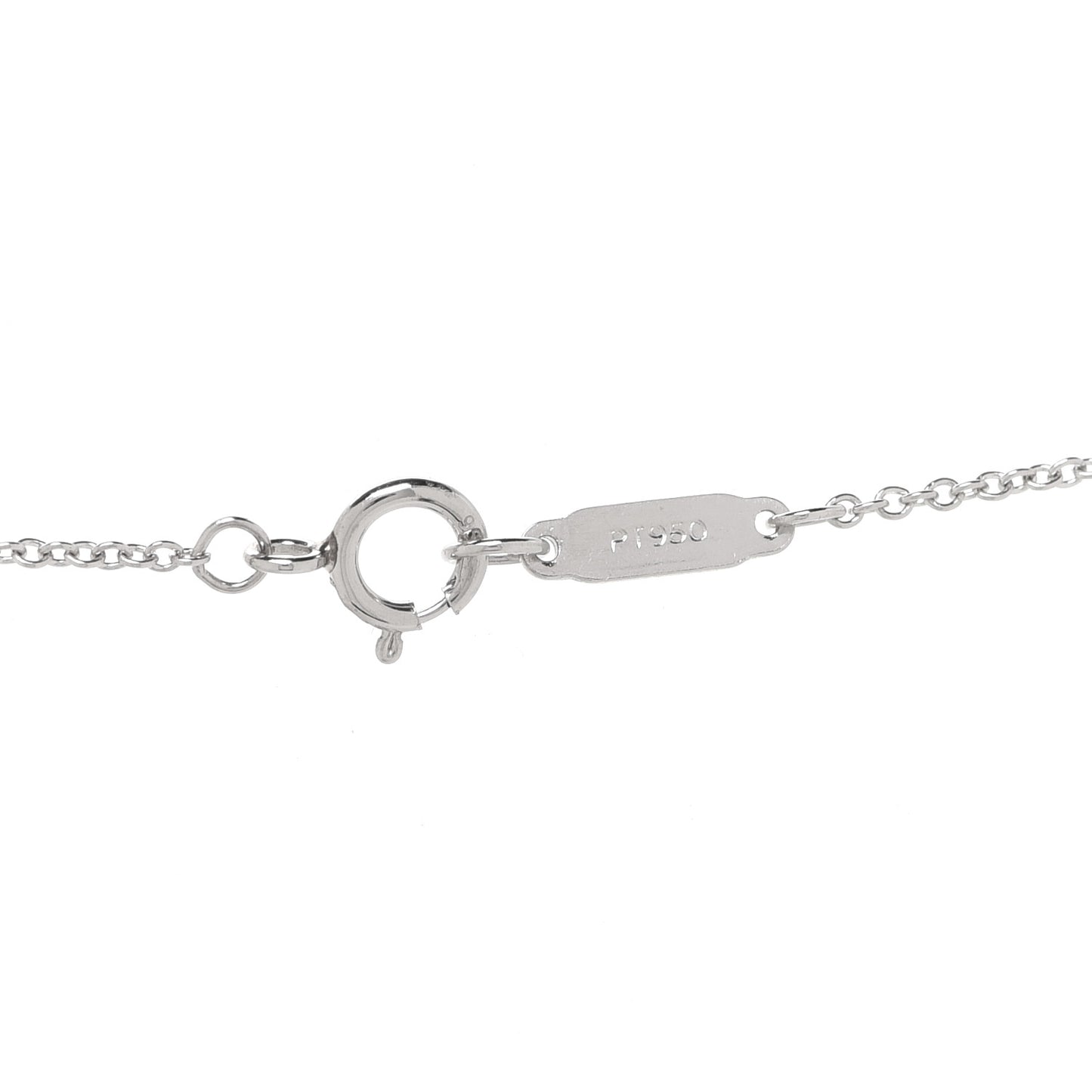 Platinum Diamond Pink Sapphire Mini Heart Pendant Necklace