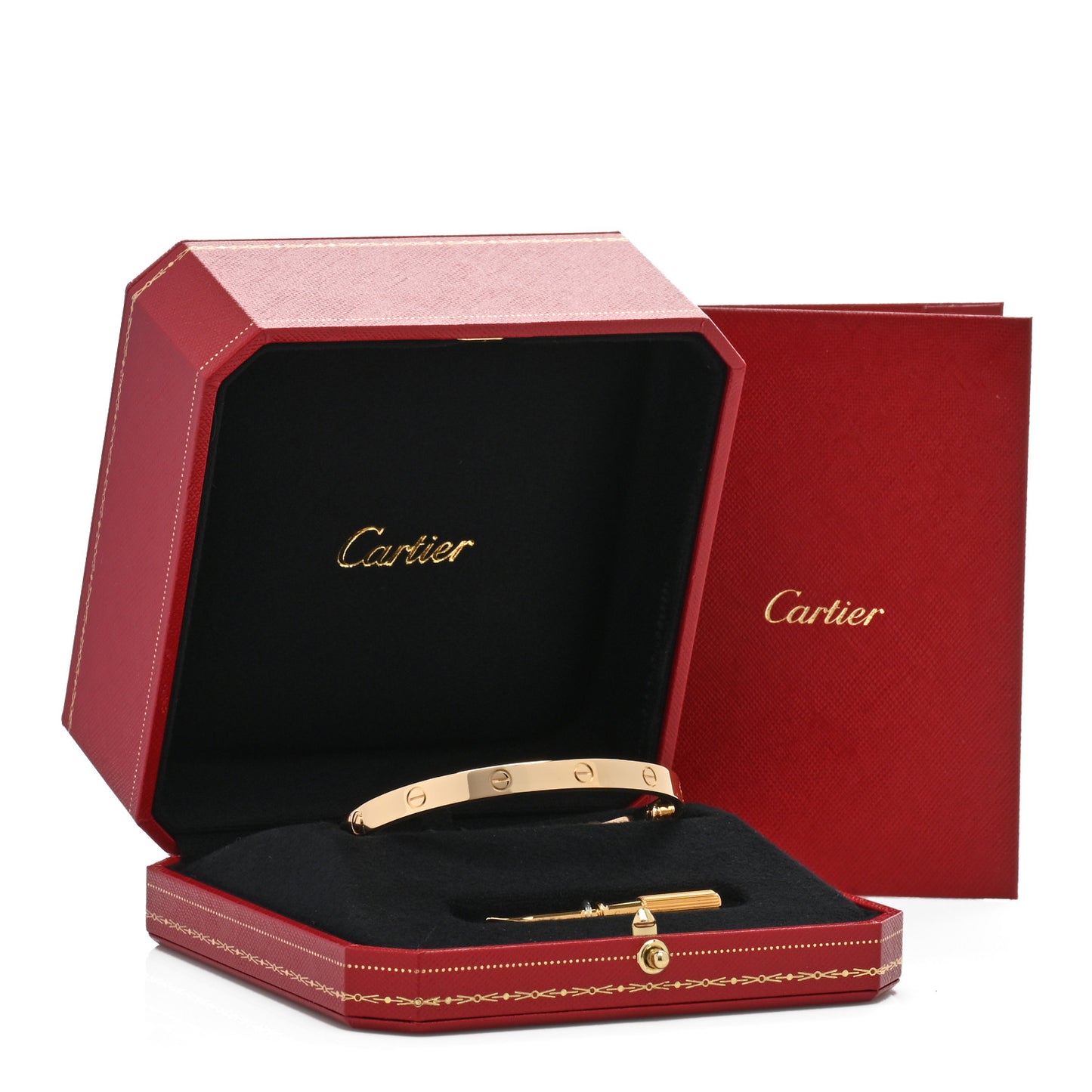 18K Yellow Gold LOVE Bracelet 20