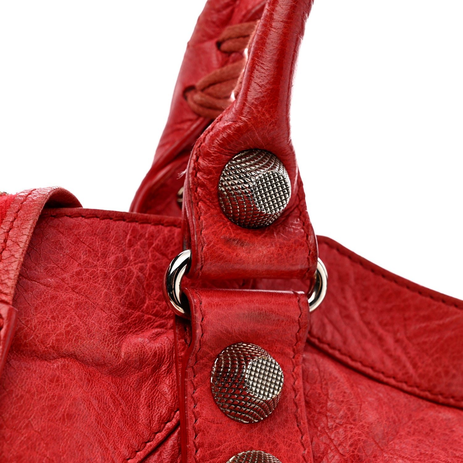 Balenciaga Agneau Giant 21 Silver Hardware City Rouge Coquelicot 13 of 17